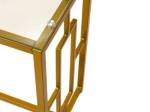ΚΟΝΣΟΛΑ ECCENTO PAKOWORLD ΧΡΥΣΟ-ΓΥΑΛΙ 8MM 120X40X71.5ΕΚ