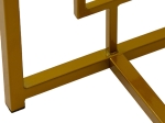 ΚΟΝΣΟΛΑ ECCENTO PAKOWORLD ΧΡΥΣΟ-ΓΥΑΛΙ 8MM 120X40X71.5ΕΚ