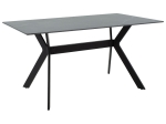 ΤΡΑΠΕΖΙ OLIVET PAKOWORLD SINTERED STONE ΜΑΥΡΟ ΜΑΡΜΑΡΟΥ-ΜΑΥΡΟ 150X90X75ΕΚ