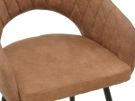ΠΟΛΥΘΡΟΝΑ MACIE PAKOWORLD ΥΦΑΣΜΑ ΚΑΦΕ ANTIQUE-ΜΑΥΡΟ 58X50X85ΕΚ