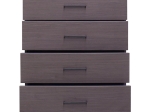 ΣΥΡΤΑΡΙΕΡΑ CALLIOPE PAKOWORLD ΜΕ 4 ΣΥΡΤΑΡΙΑ WENGE-ΜΑΥΡΟ 80X44X108ΕΚ