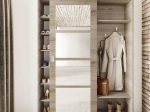 ΠΑΠΟΥΤΣΟΘΗΚΗ-ΝΤΟΥΛΑΠΑ ZEPHYR PAKOWORLD 21 ΖΕΥΓΩΝ SONOMA 150X38.5X201ΕΚ