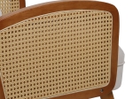 ΠΟΛΥΘΡΟΝΑ RICCO PAKOWORLD ΥΦΑΣΜΑ ΜΠΕΖ-PE RATTAN ΦΥΣΙΚΟ-RUBBERWOOD ΚΑΡΥΔΙ
