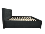 ΚΡΕΒΑΤΙ CARSON PAKOWORLD ΥΦΑΣΜΑ ΑΝΘΡΑΚΙ 160X200ΕΚ