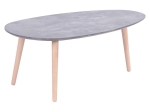 ΤΡΑΠΕΖΙ ΣΑΛΟΝΙΟΥ HAMILTON PAKOWORLD ΧΡΩΜΑ ΓΚΡΙ CEMENT-ΦΥΣΙΚΟ 89X48X33ΕΚ