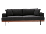 ΚΑΝΑΠΕΣ 3ΘΕΣΙΟΣ PWF-0620 ΥΦΑΣΜΑ ΑΝΘΡΑΚΙ 227X94X76ΕΚ