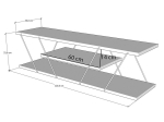 ΕΠΙΠΛΟ ΤΗΛΕΟΡΑΣΗΣ TARS PAKOWORLD ΧΡΩΜΑ ΑΝΘΡΑΚΙ 120X30X33ΕΚ