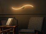 ΦΩΤΙΣΤΙΚΟ ΤΟΙΧΟΥ-ΑΠΛΙΚΑ LE ONDE PAKOWORLD LED 16W ΧΡΥΣΟ 10X5X67ΕΚ