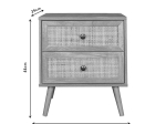 ΚΟΜΟΔΙΝΟ OSLO PAKOWORLD SONOMA 50X39X55ΕΚ