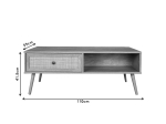 ΤΡΑΠΕΖΙ ΣΑΛΟΝΙΟΥ OSLO PAKOWORLD SONOMA 110X59X41,5ΕΚ