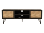 ΕΠΙΠΛΟ ΤΗΛΕΟΡΑΣΗΣ OSLO PAKOWORLD ΜΑΥΡΟ-ΦΥΣΙΚΟ 150X39X49ΕΚ