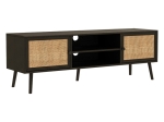 ΕΠΙΠΛΟ ΤΗΛΕΟΡΑΣΗΣ OSLO PAKOWORLD ΜΑΥΡΟ-ΦΥΣΙΚΟ 150X39X49ΕΚ