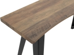 ΚΟΝΣΟΛΑ GALLANT PAKOWORLD MDF ΚΑΡΥΔΙ - ΠΟΔΙ ΜΑΥΡΟ 120X40X76ΕΚ