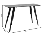 ΚΟΝΣΟΛΑ LIFO PAKOWORLD MDF ΑΝΘΡΑΚΙ CEMENT-ΜΑΥΡΟ 120X40X75ΕΚ