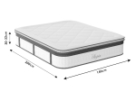 ΣΤΡΩΜΑ UTOPIA PAKOWORLD POCKET SPRING ΜΕ ΑΝΩΣΤΡΩΜΑ ALOE VERA 30-32CM 140X200ΕΚ