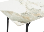 ΤΡΑΠΕΖΙ REVELLO PAKOWORLD SINTERED STONE ΛΕΥΚΟ ΜΑΡΜΑΡΟΥ-ΜΑΥΡΟ 150X90X75ΕΚ