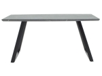 ΤΡΑΠΕΖΙ ROUSE PAKOWORLD MDF ΜΑΥΡΟ ΜΑΡΜΑΡΟΥ-ΜΑΥΡΟ 160X90X75ΕΚ