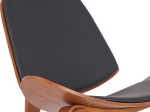 ΠΟΛΥΘΡΟΝΑ VILMA PAKOWORLD PU ΜΑΥΡΟ- PLYWOOD ΚΑΡΥΔΙ 90X73X75ΕΚ