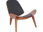 ΠΟΛΥΘΡΟΝΑ VILMA PAKOWORLD PU ΜΑΥΡΟ- PLYWOOD ΚΑΡΥΔΙ 90X73X75ΕΚ