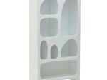 ΡΑΦΙΕΡΑ ΕΠΙΔΑΠΕΔΙΑ  GLABO INART ΛΕΥΚΟ ΞΥΛΟ 80X32X150ΕΚ