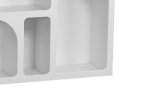 ΜΠΟΥΦΕΣ FARN INART ΛΕΥΚΟ ΞΥΛΟ 160X34X75ΕΚ