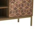 ΕΠΙΠΛΟ ΤΗΛΕΟΡΑΣΗΣ BRILO INART ΚΑΦΕ-ΧΡΥΣΟ ΞΥΛΟ 145X39X55ΕΚ