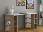 ΓΡΑΦΕΙΟ COLMAR PAKOWORLD ΧΡΩΜΑ ΛΕΥΚΟ -ΣΚΟΥΡΟ ΦΥΣΙΚΟ 140X60X75ΕΚ