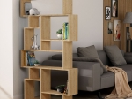 ΒΙΒΛΙΟΘΗΚΗ KARMATO PAKOWORLD ΧΡΩΜΑ ΦΥΣΙΚΟ 96X25,5X168,5ΕΚ