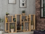 ΒΙΒΛΙΟΘΗΚΗ KARMATO PAKOWORLD ΧΡΩΜΑ ΦΥΣΙΚΟ 96X25,5X168,5ΕΚ