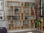 ΒΙΒΛΙΟΘΗΚΗ KARMATO PAKOWORLD ΧΡΩΜΑ ΦΥΣΙΚΟ 96X25,5X168,5ΕΚ