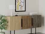 ΜΠΟΥΦΕΣ ESTELLA PAKOWORLD ΦΥΣΙΚΟ-ΚΑΡΥΔΙ 150X42X79.5ΕΚ