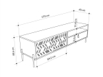 ΕΠΙΠΛΟ ΤΗΛΕΟΡΑΣΗΣ MELATI PAKOWORLD ΦΥΣΙΚΟ 170X45X48.5ΕΚ