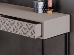 ΚΟΝΣΟΛΑ ELETTRA PAKOWORLD ΜΟΚΑ-ΜΑΥΡΟ 110X35.5X90ΕΚ