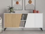 ΜΠΟΥΦΕΣ HANA PAKOWORLD ΛΕΥΚΟ-ΦΥΣΙΚΟ 180X35.5X82ΕΚ