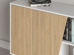 ΜΠΟΥΦΕΣ HANA PAKOWORLD ΛΕΥΚΟ-ΦΥΣΙΚΟ 180X35.5X82ΕΚ