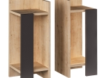ΚΟΜΟΔΙΝΟ IMMERSE PAKOWORLD ΣΕΤ 2 ΤΜΧ. OAK-ΑΝΘΡΑΚΙ 27X25X60ΕΚ