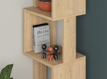 ΒΙΒΛΙΟΘΗΚΗ - ΣΤΗΛΗ PIRI PAKOWORLD OAK ΜΕΛΑΜΙΝΗΣ 35X30X161ΕΚ