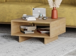 ΤΡΑΠΕΖΙ ΣΑΛΟΝΙΟΥ HOLA PAKOWORLD ΜΕΛΑΜΙΝΗΣ OAK 60X60X32ΕΚ