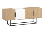 ΕΠΙΠΛΟ ΤΗΛΕΟΡΑΣΗΣ TONTINI PAKOWORLD ΦΥΣΙΚΟ-ΛΕΥΚΟ 140X37.5X55ΕΚ