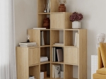 ΒΙΒΛΙΟΘΗΚΗ PALEO PAKOWORLD ΦΥΣΙΚΟ ΜΕΛΑΝΙΝΗ 150.8X28X150.8ΕΚ