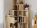 ΒΙΒΛΙΟΘΗΚΗ PALEO PAKOWORLD ΦΥΣΙΚΟ ΜΕΛΑΝΙΝΗ 150.8X28X150.8ΕΚ