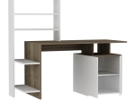 ΓΡΑΦΕΙΟ ΜΕ ΒΙΒΛΙΟΘΗΚΗ MELIS PAKOWORLD ΧΡΩΜΑ ΛΕΥΚΟ-SONOMA 146X60X129ΕΚ