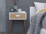 ΚΟΜΟΔΙΝΟ LABER PAKOWORLD ΜΕ ΕΝΑ ΣΥΡΤΑΡΙ ΚΑΡΥΔΙ-ΛΕΥΚΟ-SONOMA 45X30X57.5ΕΚ