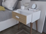 ΚΟΜΟΔΙΝΟ LABER PAKOWORLD ΜΕ ΕΝΑ ΣΥΡΤΑΡΙ ΚΑΡΥΔΙ-ΛΕΥΚΟ-SONOMA 45X30X57.5ΕΚ
