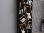 ΒΙΒΛΙΟΘΗΚΗ JAMEY PAKOWORLD SONOMA-ΜΑΥΡΟ 60X24X153,6ΕΚ