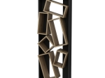 ΒΙΒΛΙΟΘΗΚΗ JAMEY PAKOWORLD SONOMA-ΜΑΥΡΟ 60X24X153,6ΕΚ