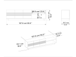 ΕΠΙΠΛΟ ΤΗΛΕΟΡΑΣΗΣ FLOXIE PAKOWORLD ΜΕΛΑΜΙΝΗΣ ΛΕΥΚΟ 160X25X35ΕΚ