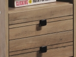 Κομοδίνο Libby pakoworld φυσικό 40x40x50.5εκ