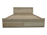 ΚΡΕΒΑΤΙ OLYMPUS PAKOWORLD ΜΕ ΣΥΡΤΑΡΙ CASTILLO-OAK 140X200ΕΚ