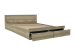 ΚΡΕΒΑΤΙ OLYMPUS PAKOWORLD ΜΕ ΣΥΡΤΑΡΙ CASTILLO-OAK 140X200ΕΚ